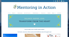 Desktop Screenshot of mentoringinaction.com