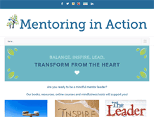 Tablet Screenshot of mentoringinaction.com